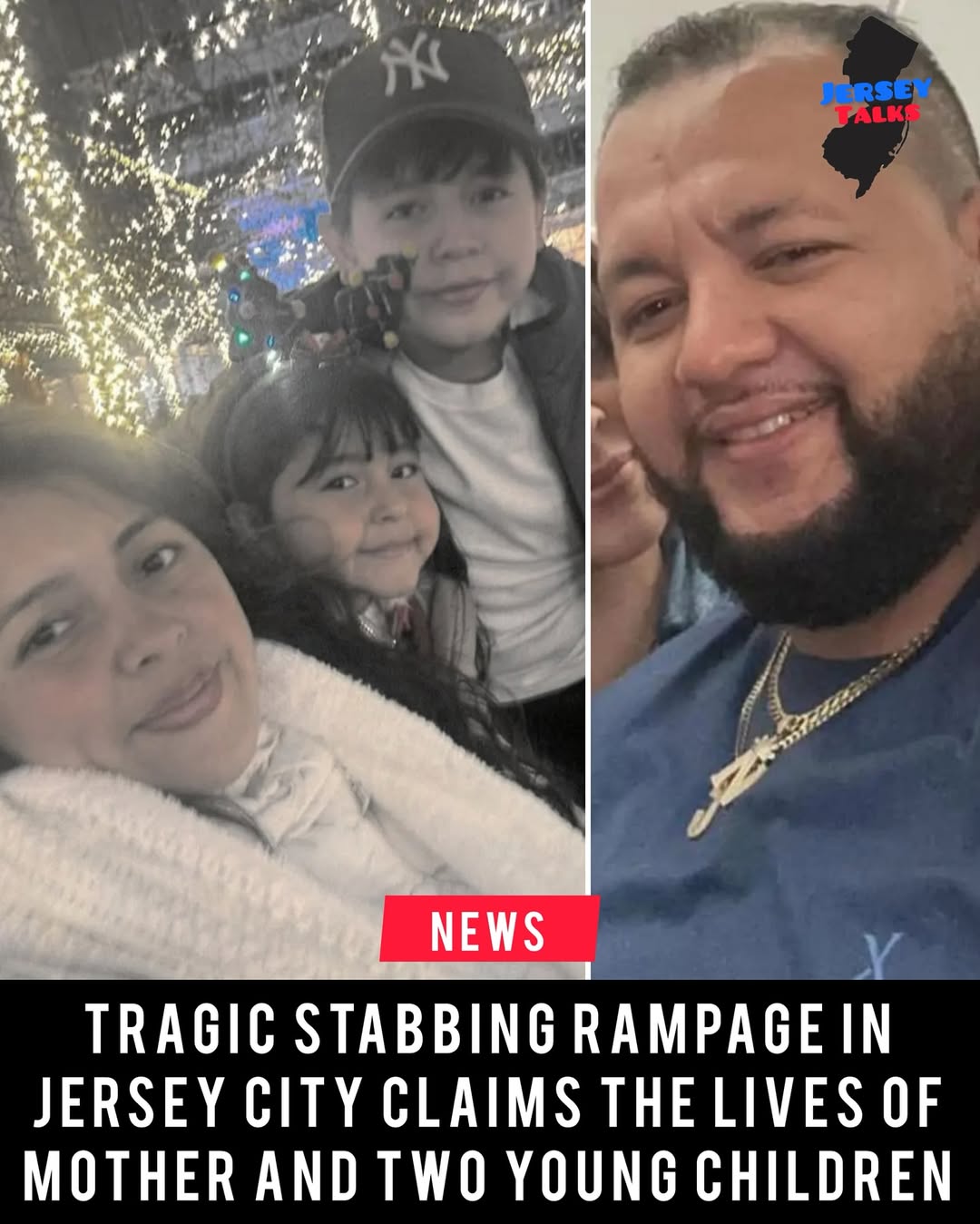 TRAGIC STABBING RAMPAGE IN JERSEY CITY CLAIMS LIVES OF MOTHER AND TWO YOUNG CHILDREN