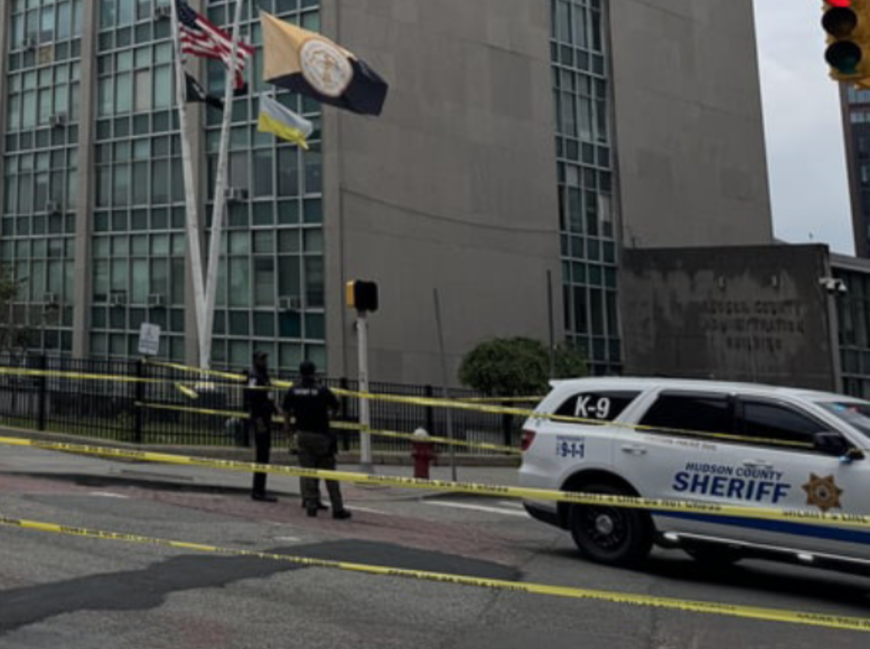 SHERIFF’S OFFICER DIES AFTER FALL FROM HUDSON COUNTY BUILDING IN JERSEY CITY