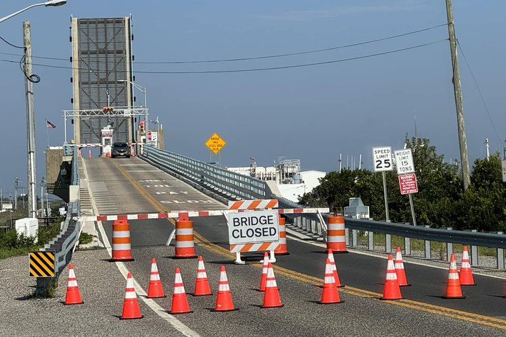 BRIDGE IN WILDWOOD CREST COMPLETELY CLOSED DUE TO MOTOR FAILURE: MAYOR