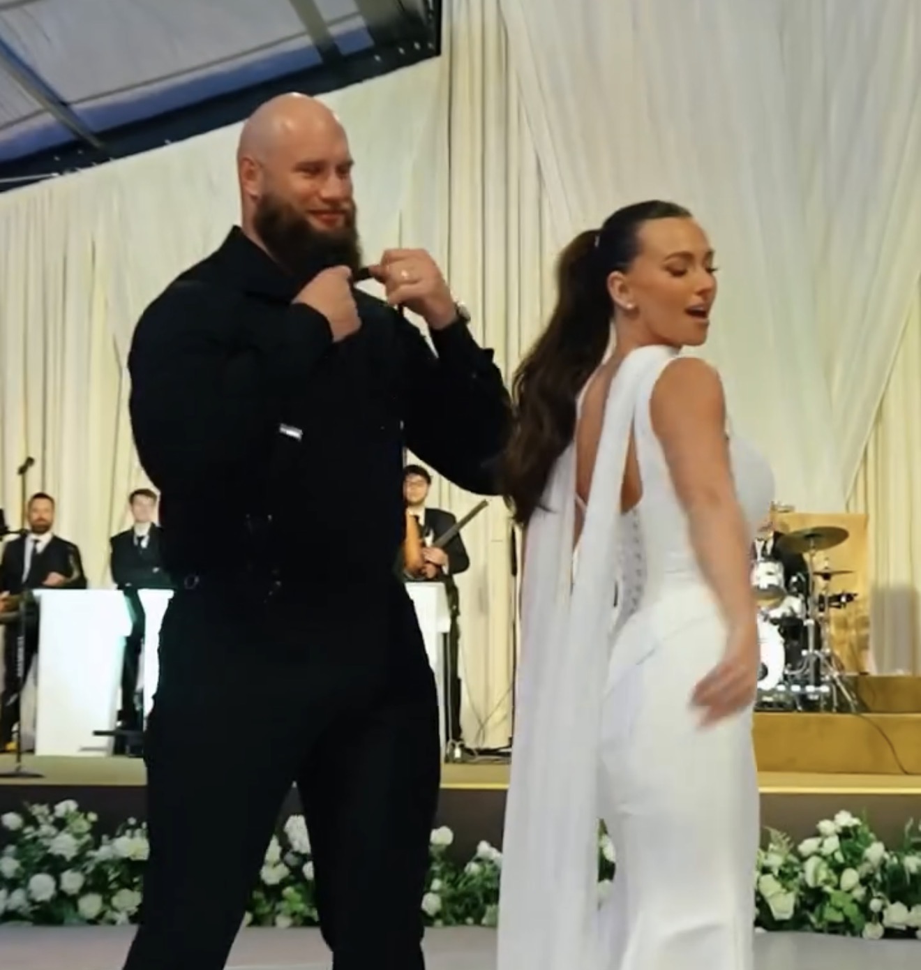 Eagles' Lane Johnson Shares Wedding Photos After Surprise Marriage