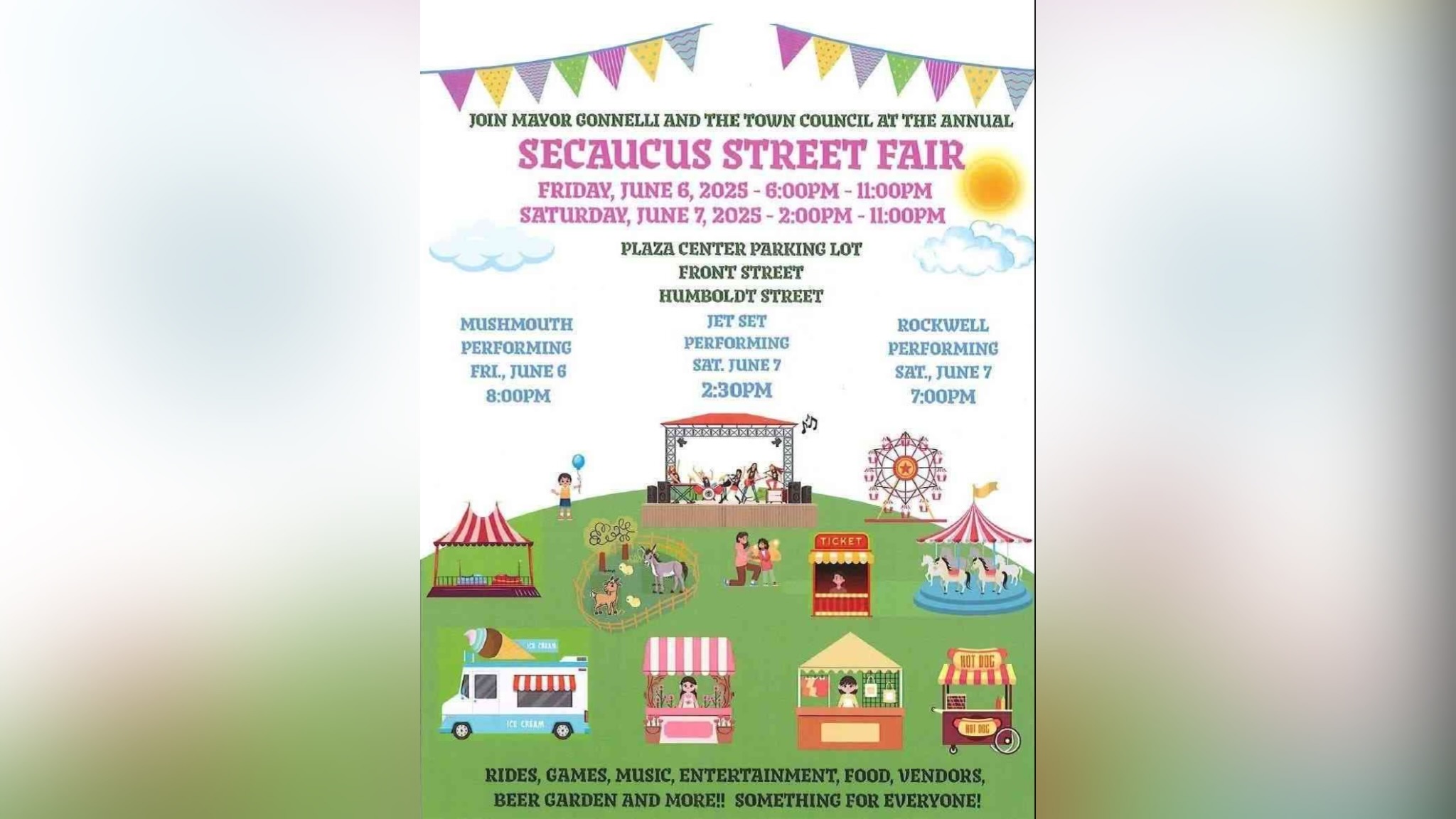 SECAUCUS STREET FAIR IS THIS FRIDAY, SATURDAY