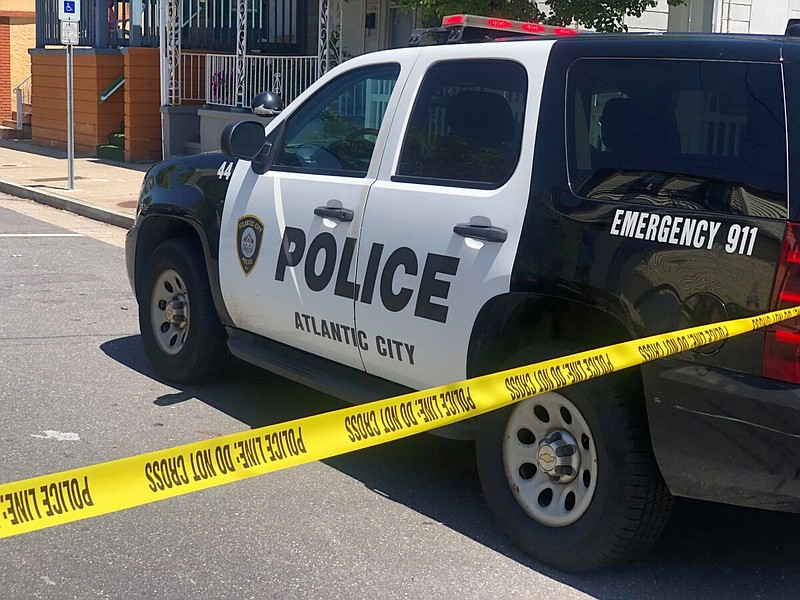 THREE 13-YEAR-OLDS WERE ARRESTED IN ATLANTIC CITY AFTER FLEEING FROM A STOLEN CAR