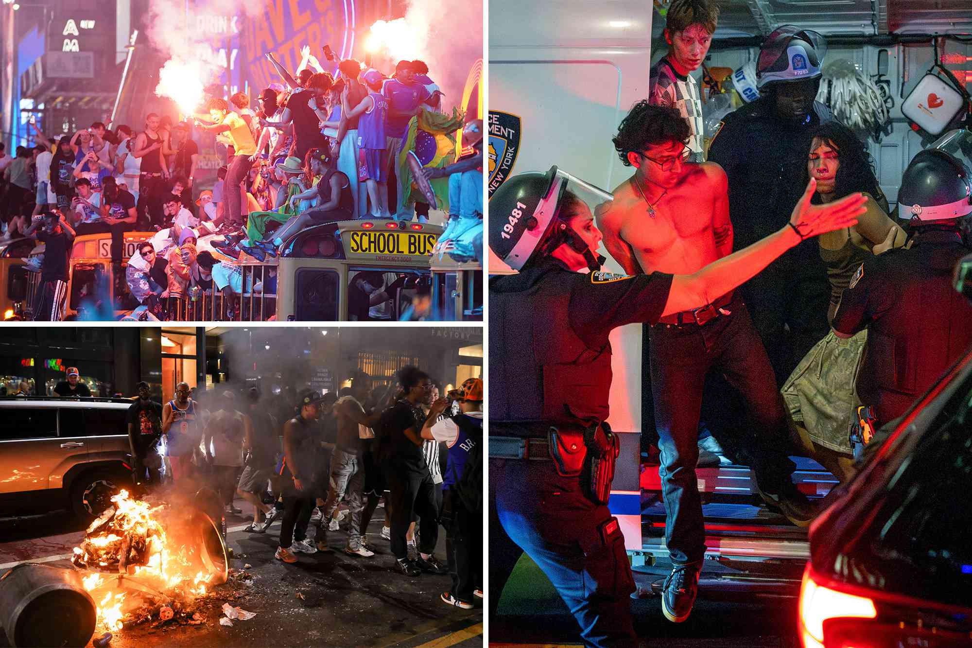 63 People Arrested, 4 Stabbings and 1 Shooting Reported in NYC as Knicks Fans Go Wild Celebrating Nba Finals Win