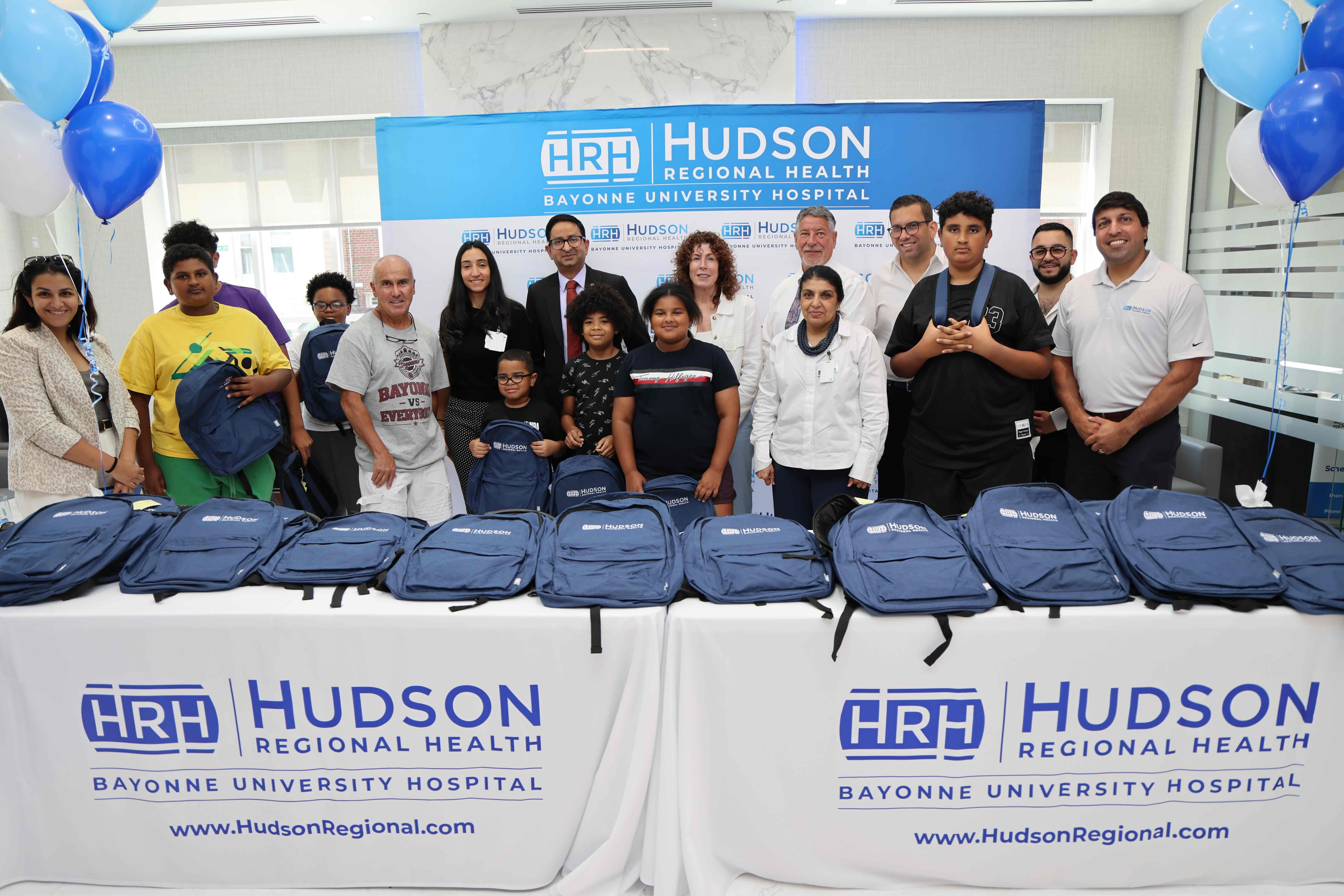 Hudson Regional Health Foundation Helps More Than 500 Hudson County Kids Get Ready for School, image 1 of 3