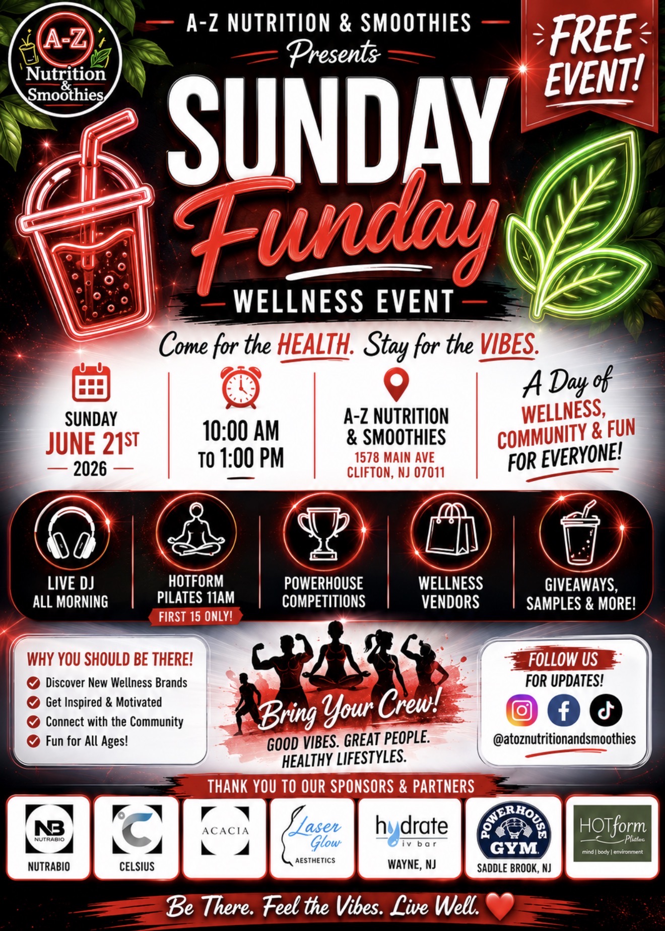 Sunday Funday Wellness Event