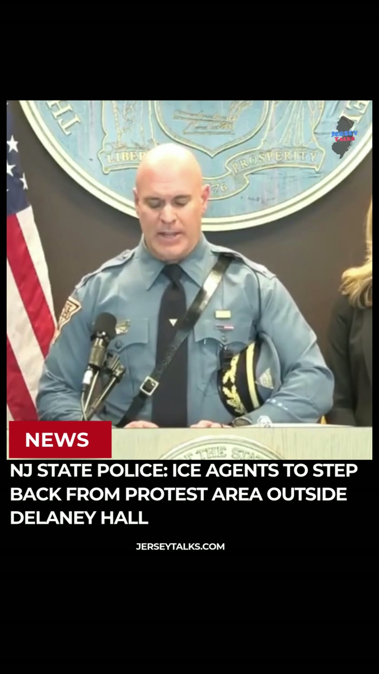 NJ State Police: ICE Agents To Step Back From Protest Area Outside Delaney Hall