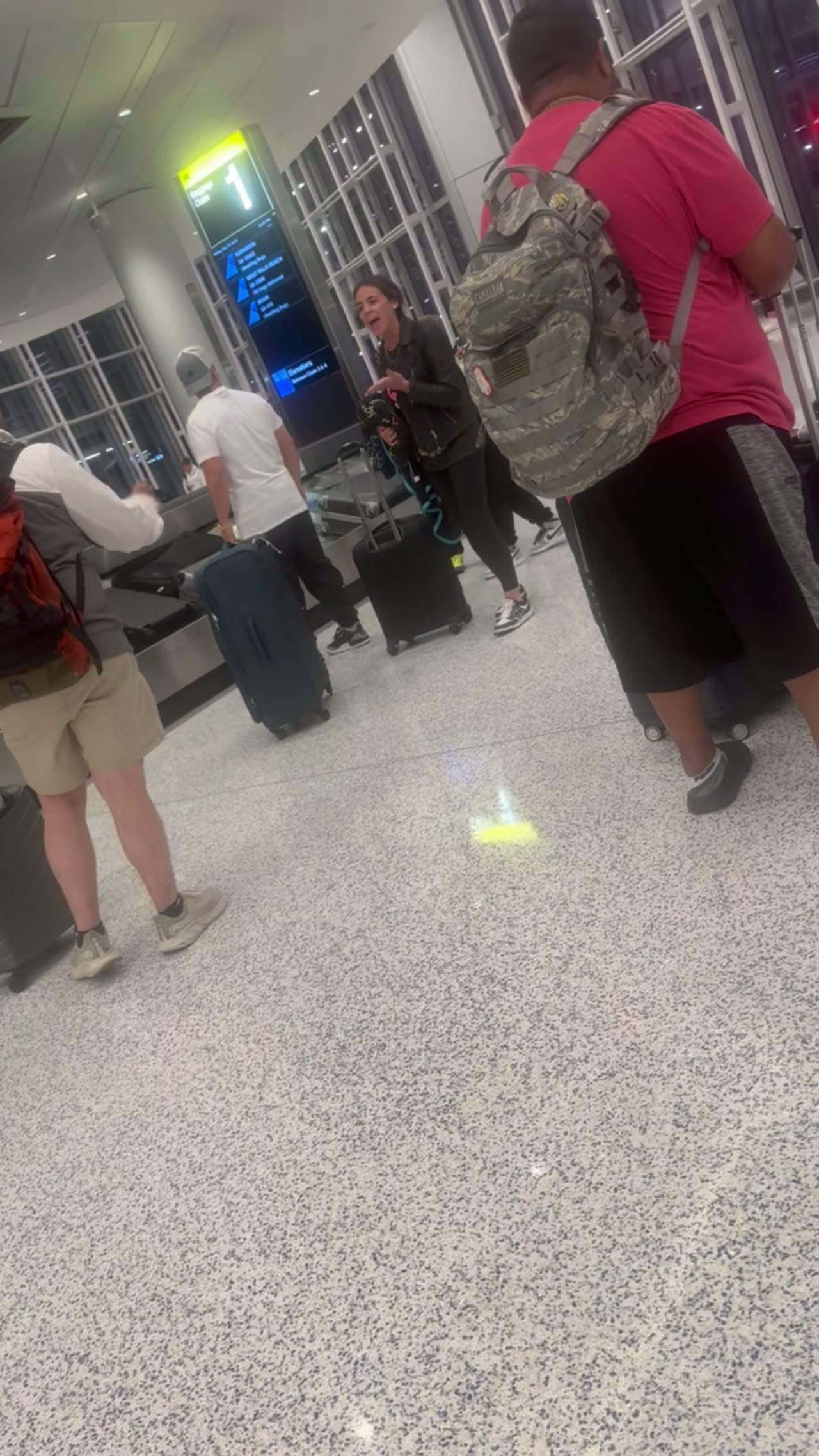 Typical Landing at Newark Airport