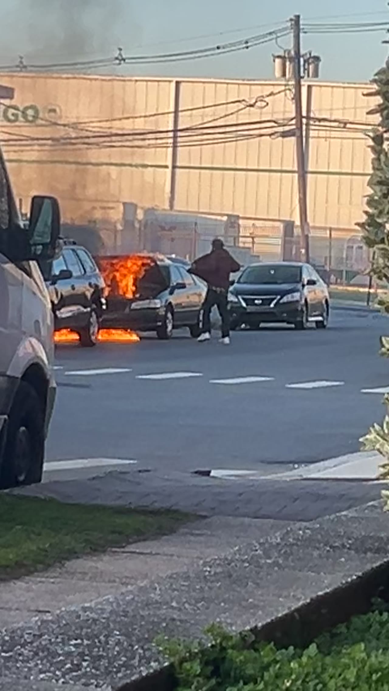 Car Fire in Elizabeth