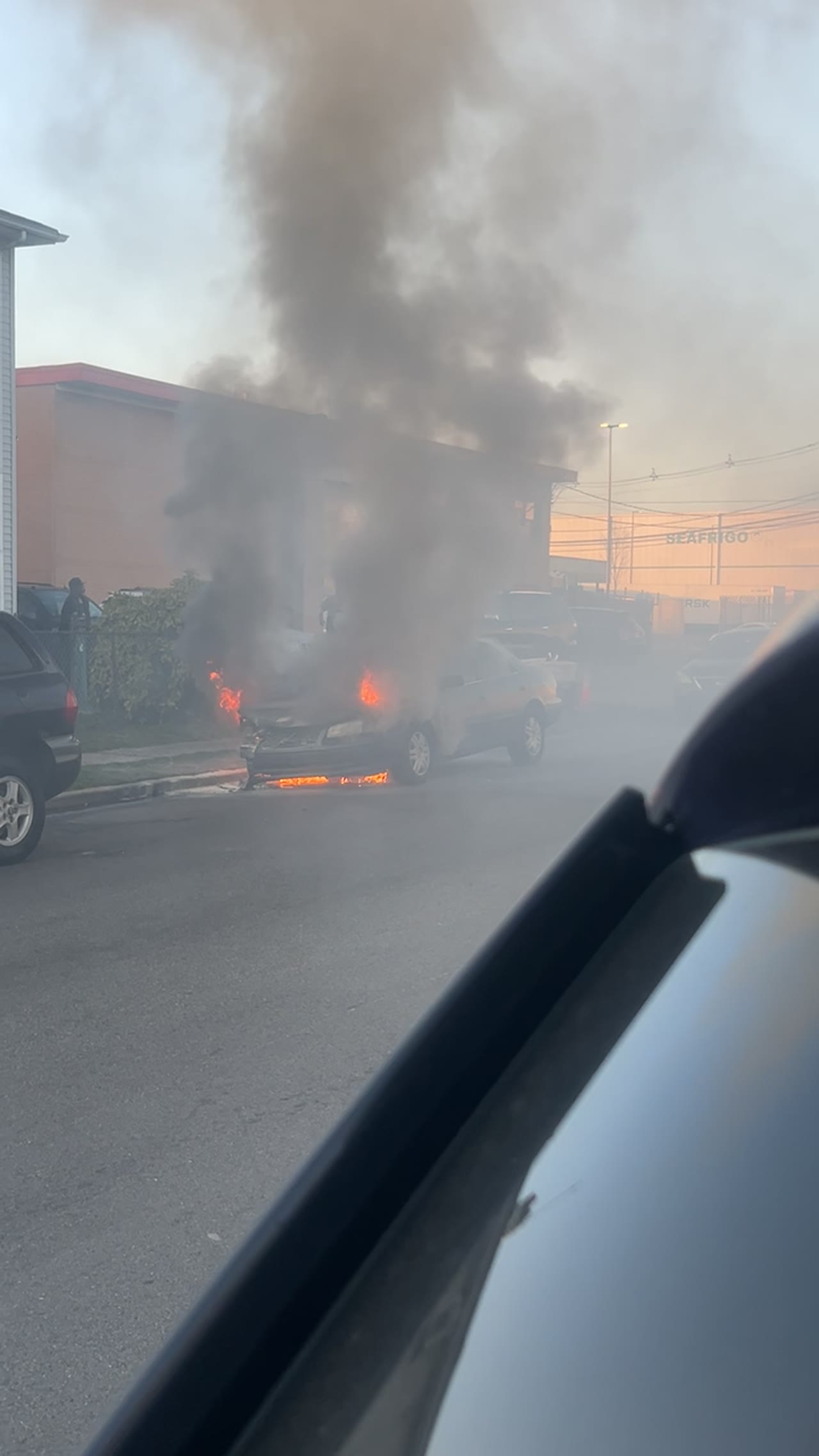 Car Fire in Elizabeth