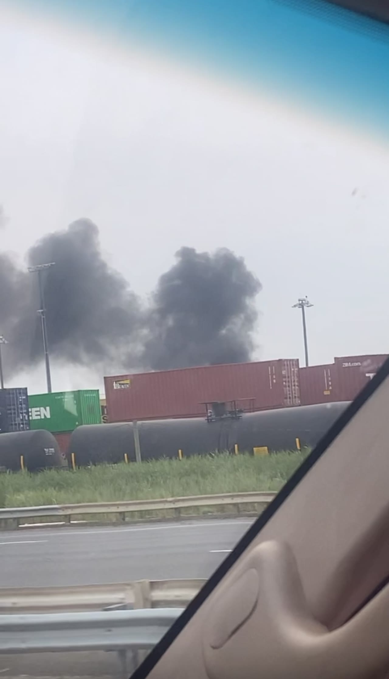 Industrial Forklift Explosion in Newark 